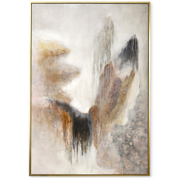 Blush Framed Canvas Art