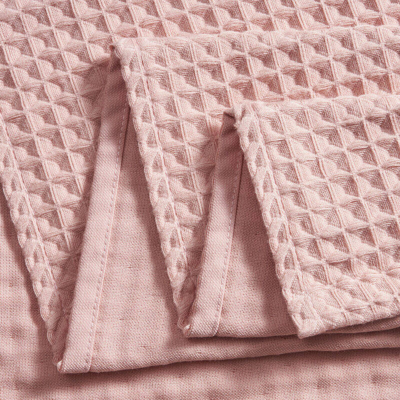 Dolce Mela Waffle Bath Towels Set of 2