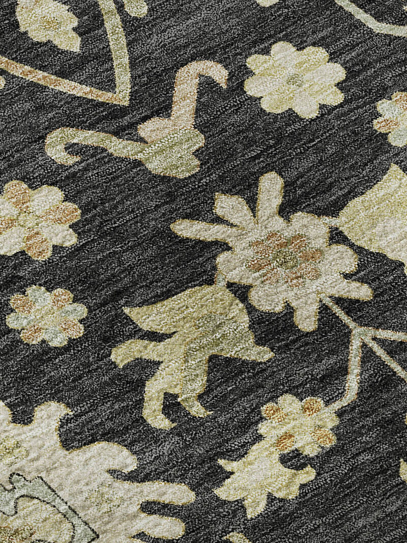 Hatay HY2 Black 3' x 5' Rug