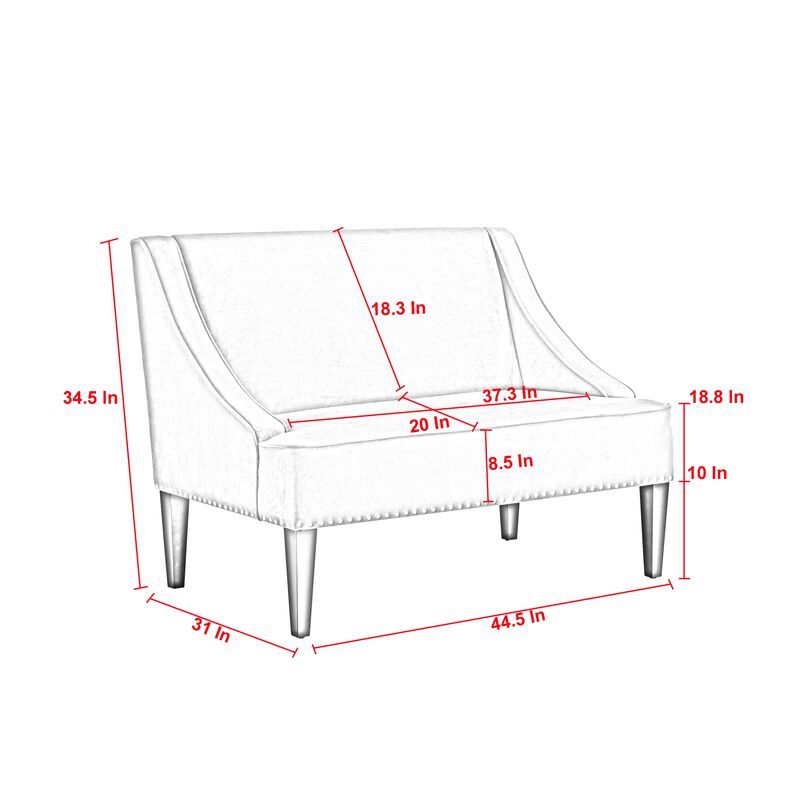 Inspired Home Anabelle Setee Bench