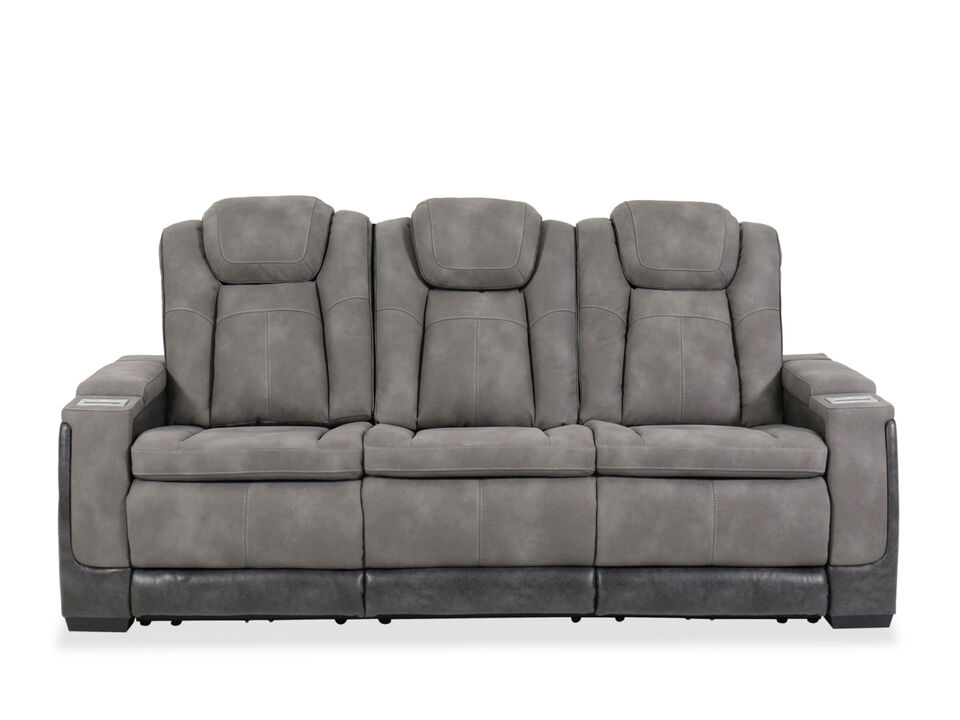 Next-Gen DuraPella Slate Dual Power Reclining Sofa