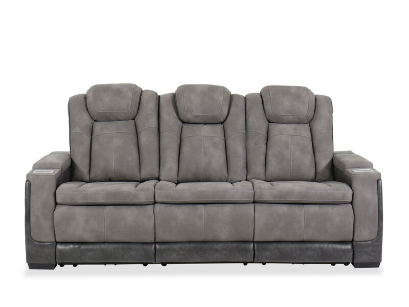 Next-Gen DuraPella Slate Dual Power Reclining Sofa