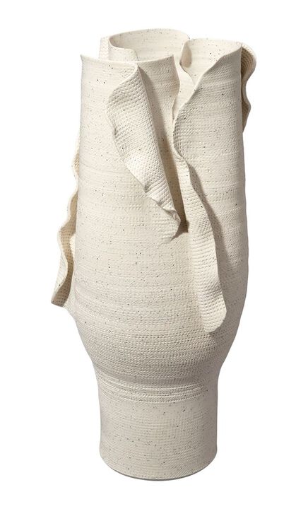 Severed Tall Porcelain Vessel