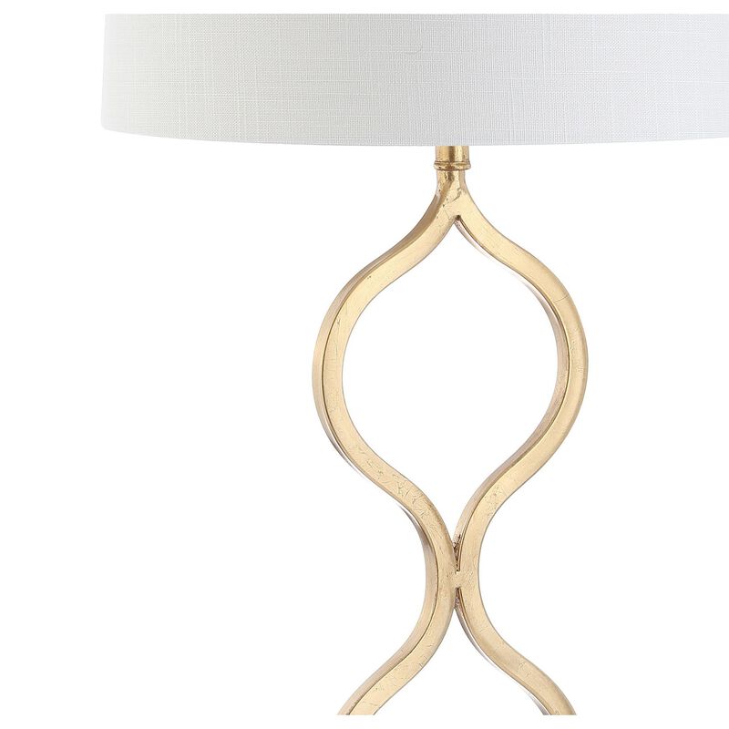Levi Metal/Crystal LED Table Lamp