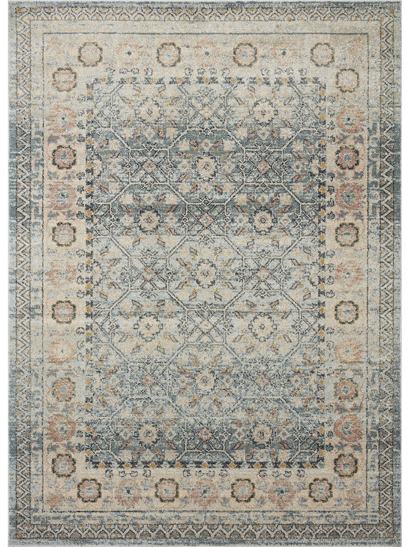 Jocelyn JOC04 Sky/Multi 4' x 6' Rug