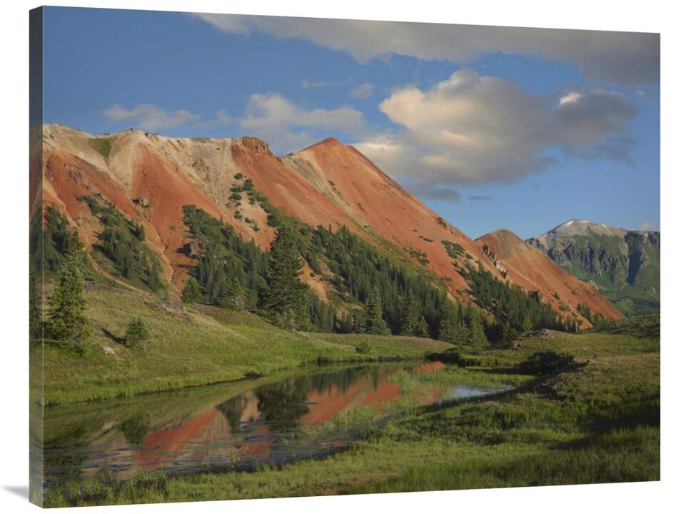 Red Mountain, Gray Copper Gulch, Colorado-Canvas Art-40x30