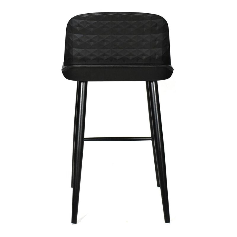 Moe's Home Collection LOOEY COUNTER STOOL BLACK-SET OF TWO