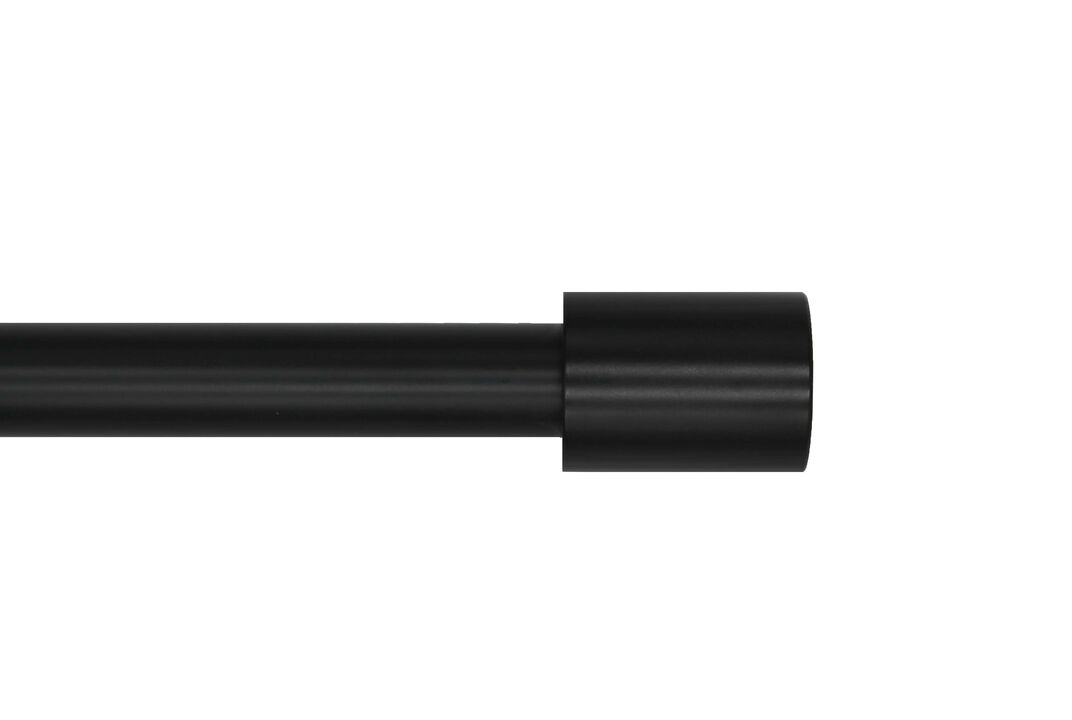 Linen Avenue Cylinder Double Window Curtain Rod Set