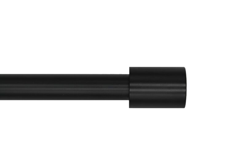 Linen Avenue Cylinder Double Window Curtain Rod Set