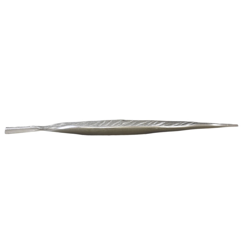 Handmade Decorative Silver Color Coated 10.23 x 3.54 x 0.46 Inches Aluminium Tray 060AB BBH Home's