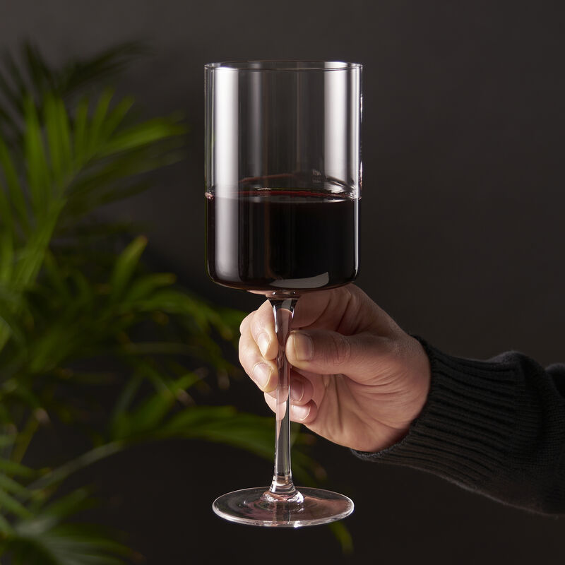 Laurel Crystal Red Wine Glasses Set of 2