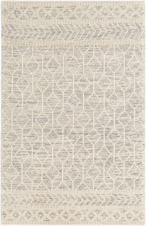 Hygge HYG-2307 6' x 9' Black Rug