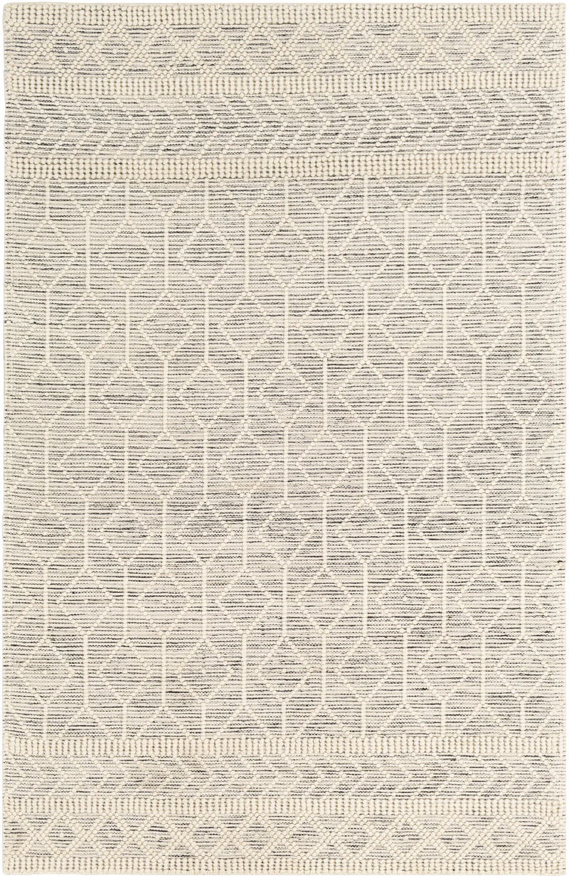 Hygge HYG-2307 6' x 9' Black Rug