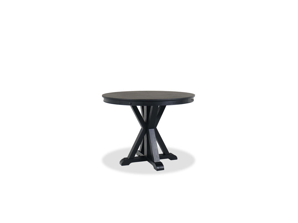Rylie 48-inch Round Counter Dining Table with 4 Drawers