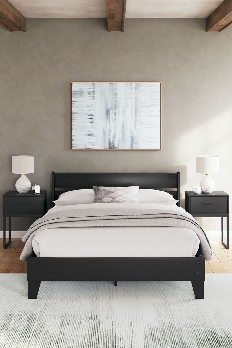 Queen Panel Platform Bed