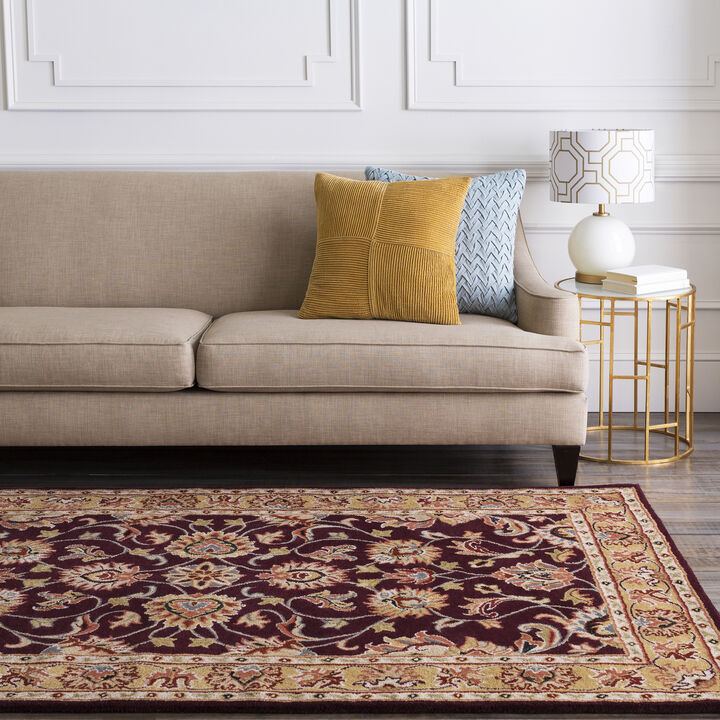 Caesar CAE-1004 8' x 10' Oval Black Rug