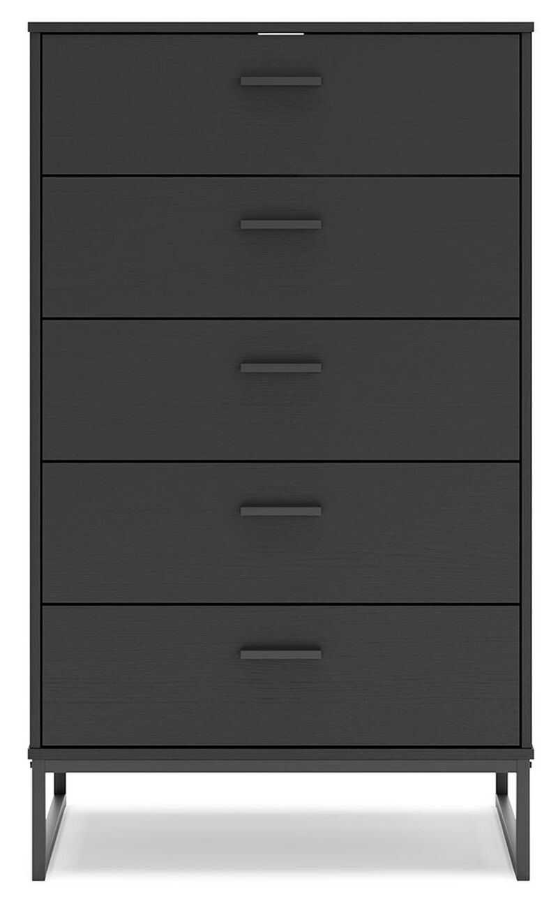 Socalle Chest of Drawers- Black