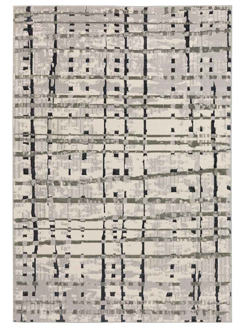 Karma KM4 Grey 3'3" x 5'1" Rug
