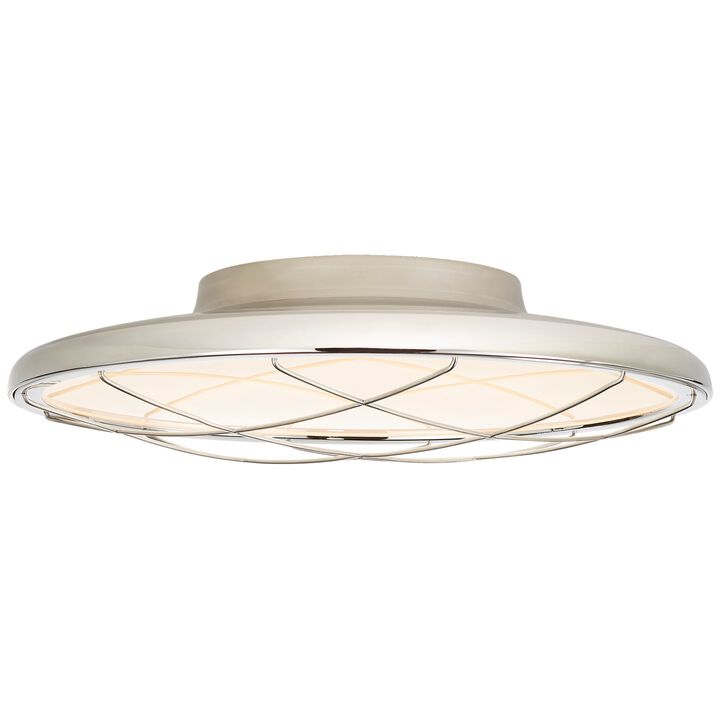 Dot 13" Caged Flush Mount