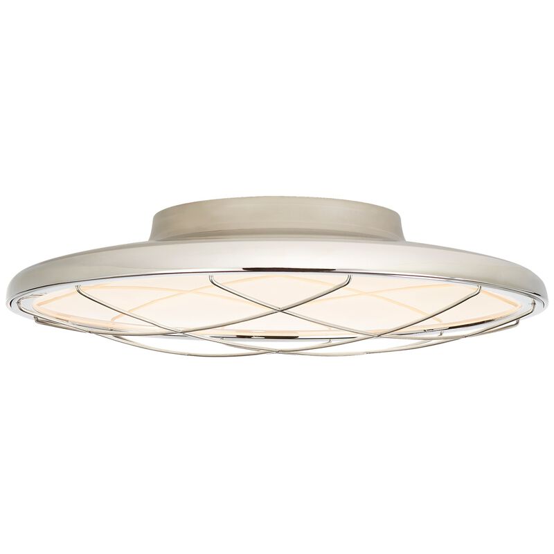 Dot 13" Caged Flush Mount