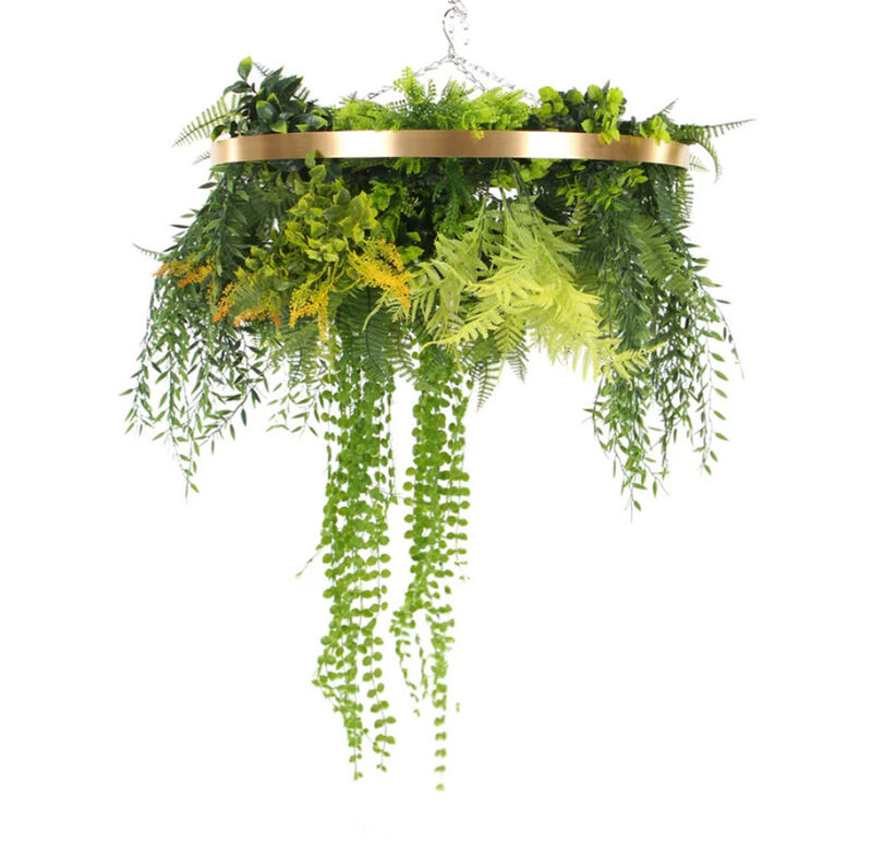 Imitation Premium Gold Artificial Hanging Green Wall Disc 15" (Limited Edition)