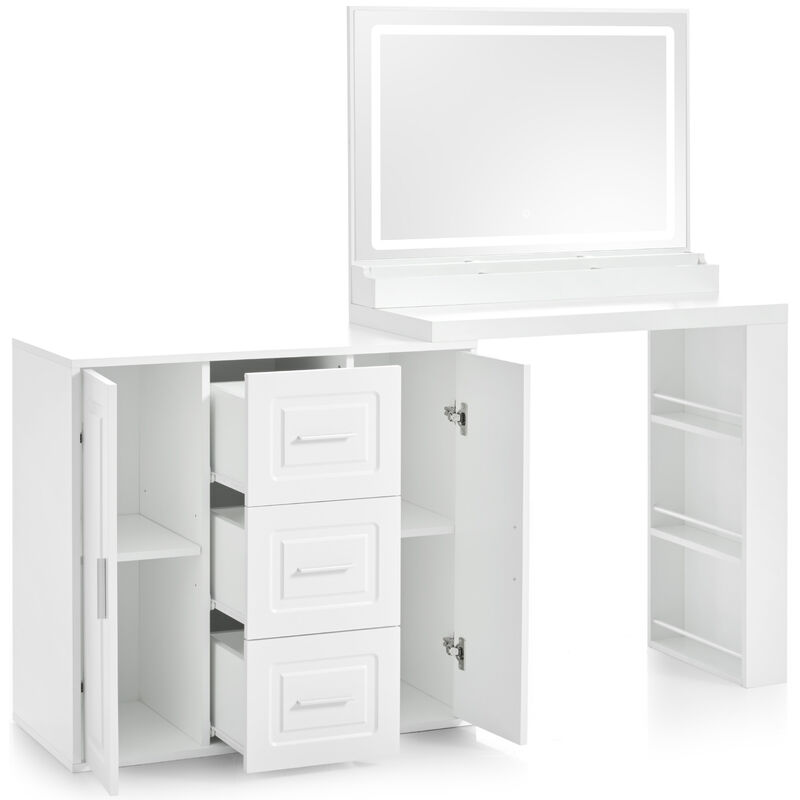 Merax Makeup Vanity Desk with Mirror for Bedroom