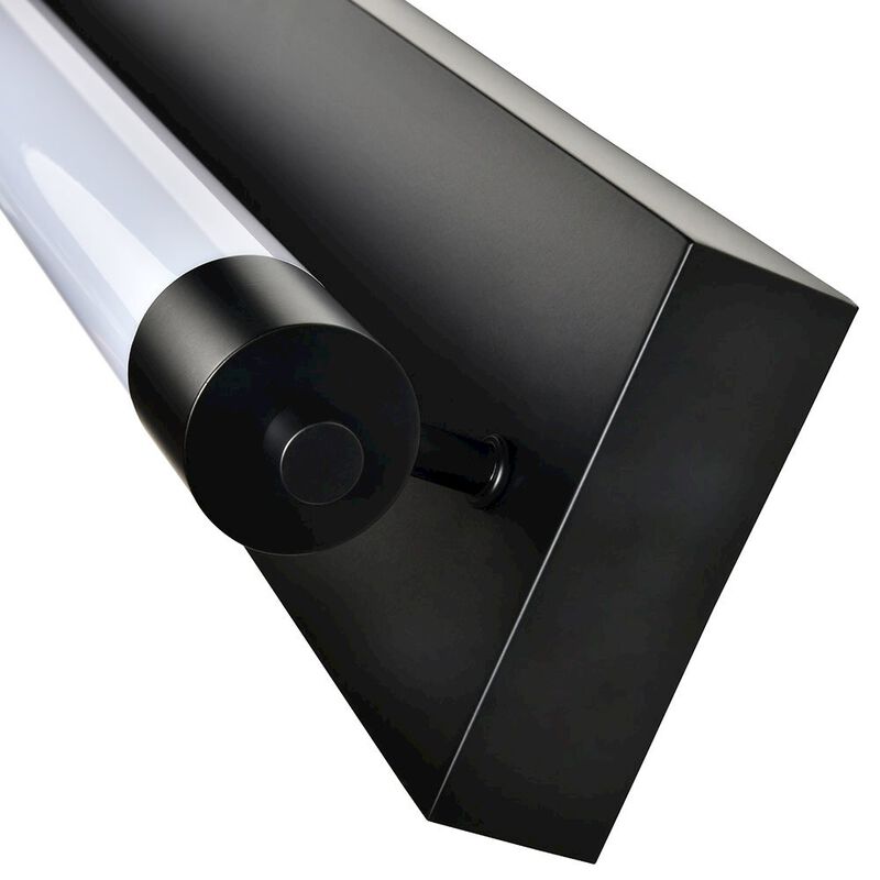 VONN Lighting Integrated LED ADA Compliant Bathroom Wall Lighting Fixture in Black