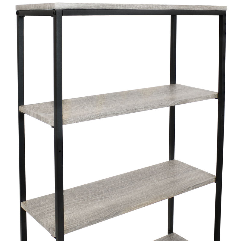 Sunnydaze 4-Tier Industrial Over-the-Toilet Storage Shelf