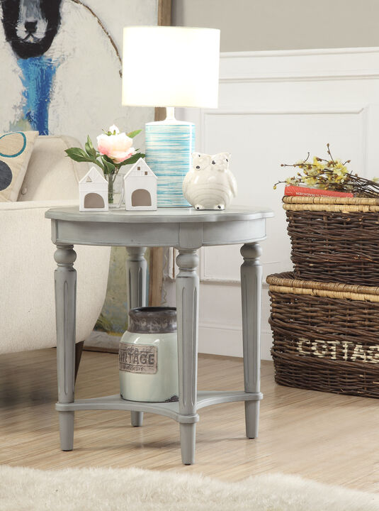 ACME Fordon End Table, Antique Slate