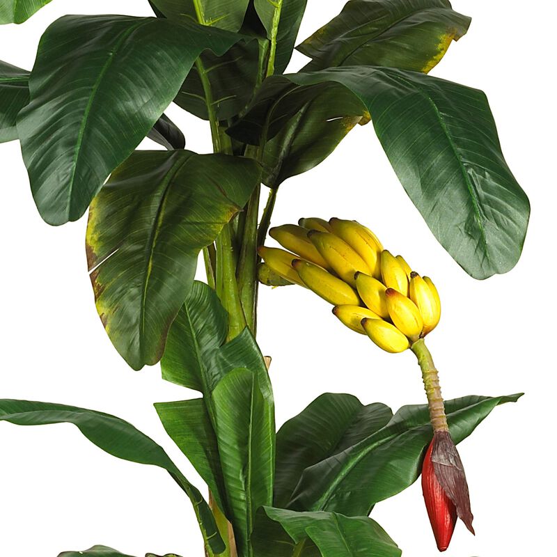 Nearly Natural 6-ft Triple Stalk Banana Tree
