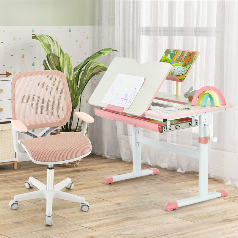 Swivel Mesh Children Computer Chair with Adjustable Height