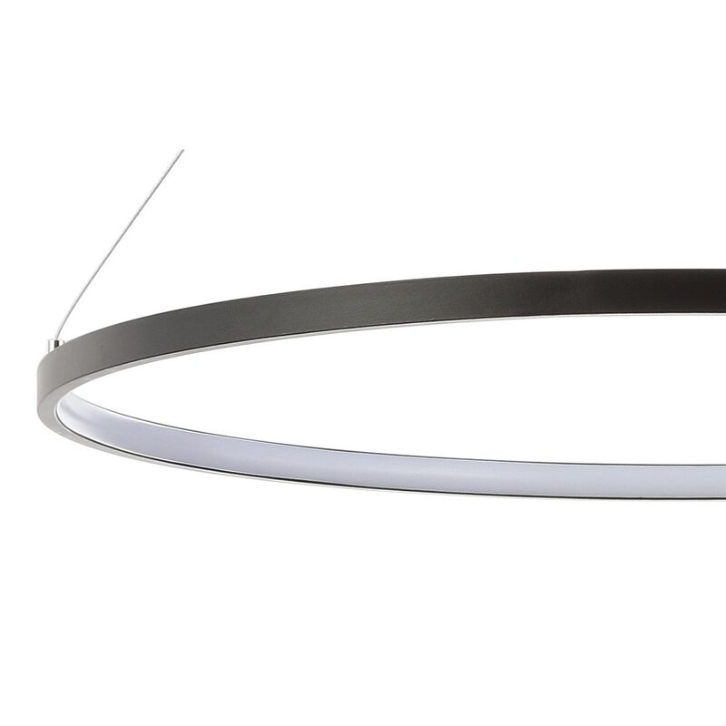 Brice 23.75″ Modern Contemporary Iron Integrated LED Pendant