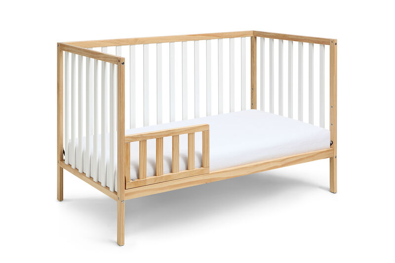 Baby Cache Deux Remi 3-in-1 Convertible Island Crib Natural/White