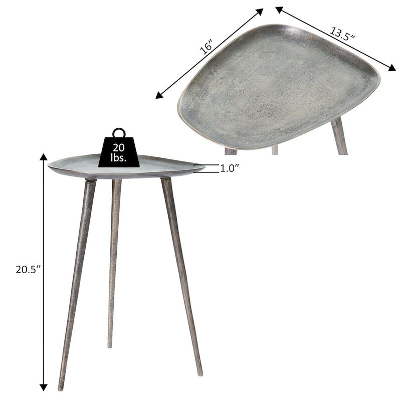 Convenience Concepts Bali Metal Tall End Table