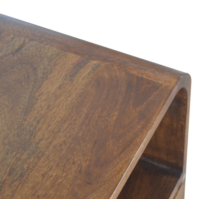 Artisan Furniture Chestnut Curved Edge 1 Drawer Nightstand