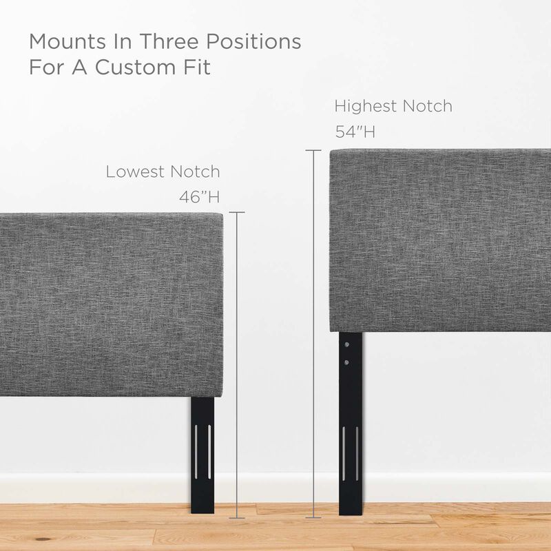Modway - Taylor Full / Queen Upholstered Linen Fabric Headboard