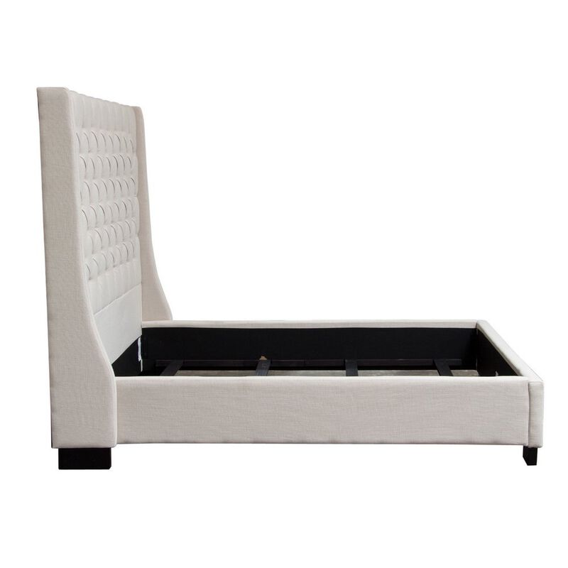 Diamond SofaDiamond Sofa Contemporary Park Avenue Low Profile Bed (Queen: 71 in. L x 89 in. W x 69 in. H)