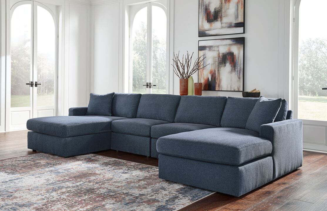 Modmax Ink 4-Piece Double Chaise Sectional