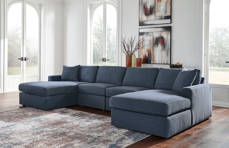 Modmax Ink 4-Piece Double Chaise Sectional