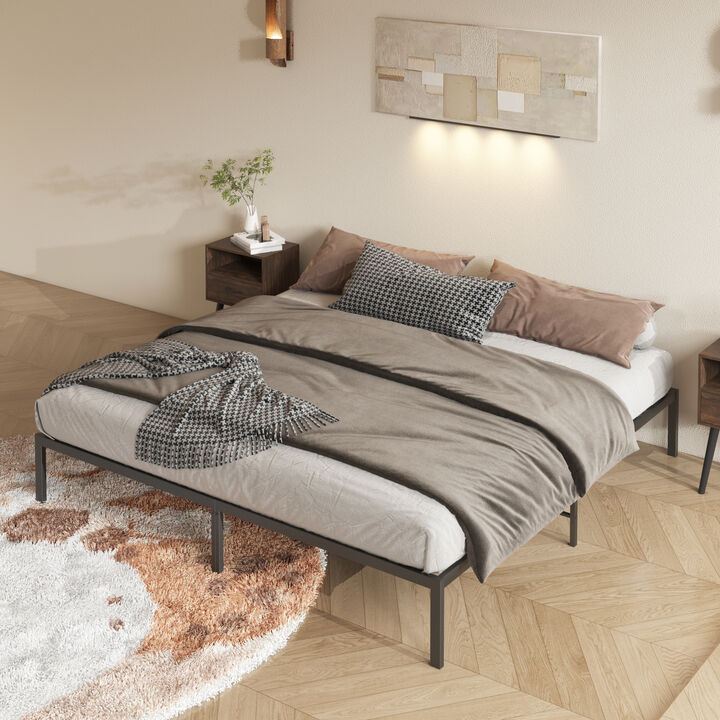 Streamdale King Metal Platform Bed Frame, No Box Spring Needed