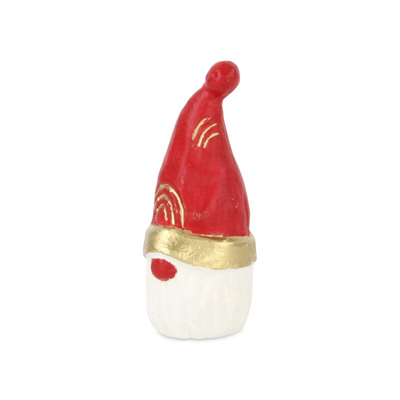 Santa Gnome Cast Iron Table Decor