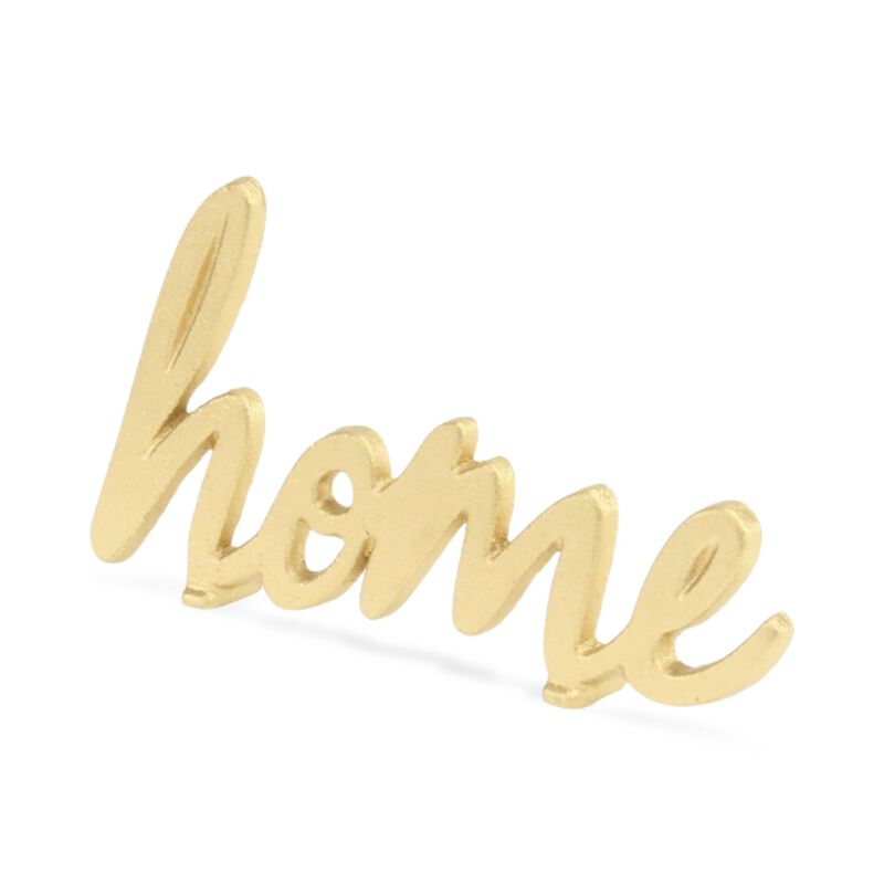 Roven Cast Iron Calligraphic Home Table Décor