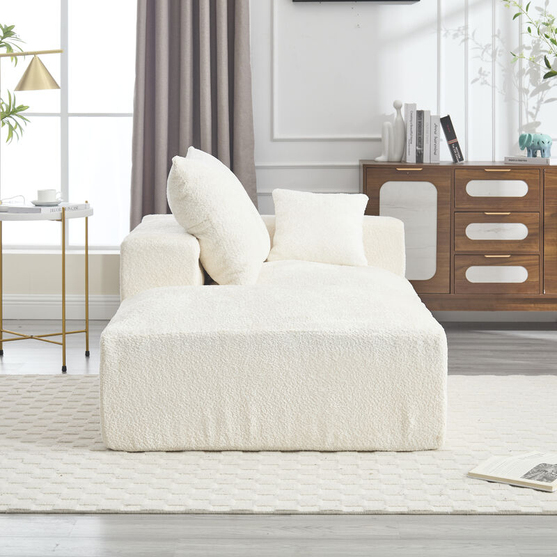 Merax Chenille 2-seat Lounging Sofa  Chair