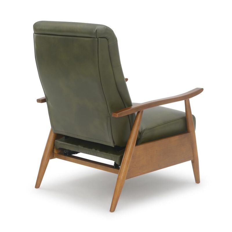 Comfort Pointe Solaris Wood Arm Push Back Recliner - Fern Green