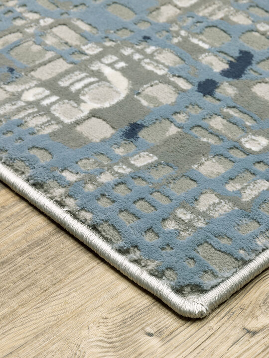 Easton 3'3" x 5' Blue Rug