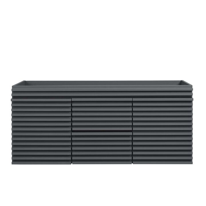 Render 48" Wall-Mount Bathroom Vanity Cabinet