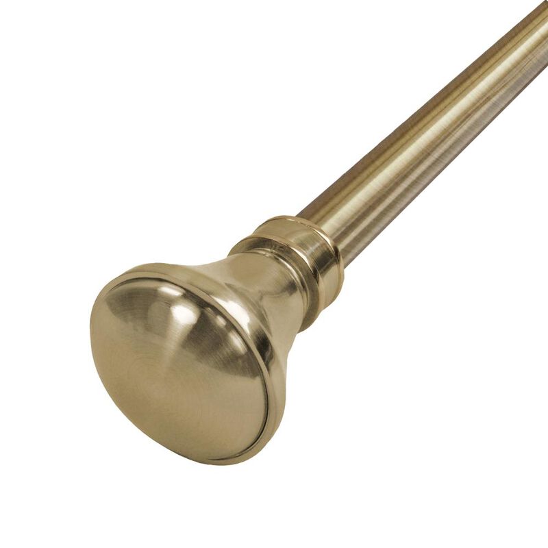 Lexington Flare Curtain Rod Set, Adjustable Length from 86" to 144"