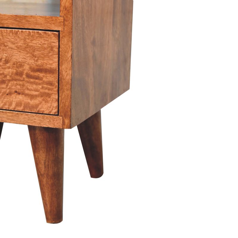Artisan Furniture Solid Wood Mini Classic Multi Honey Caramel Bedside