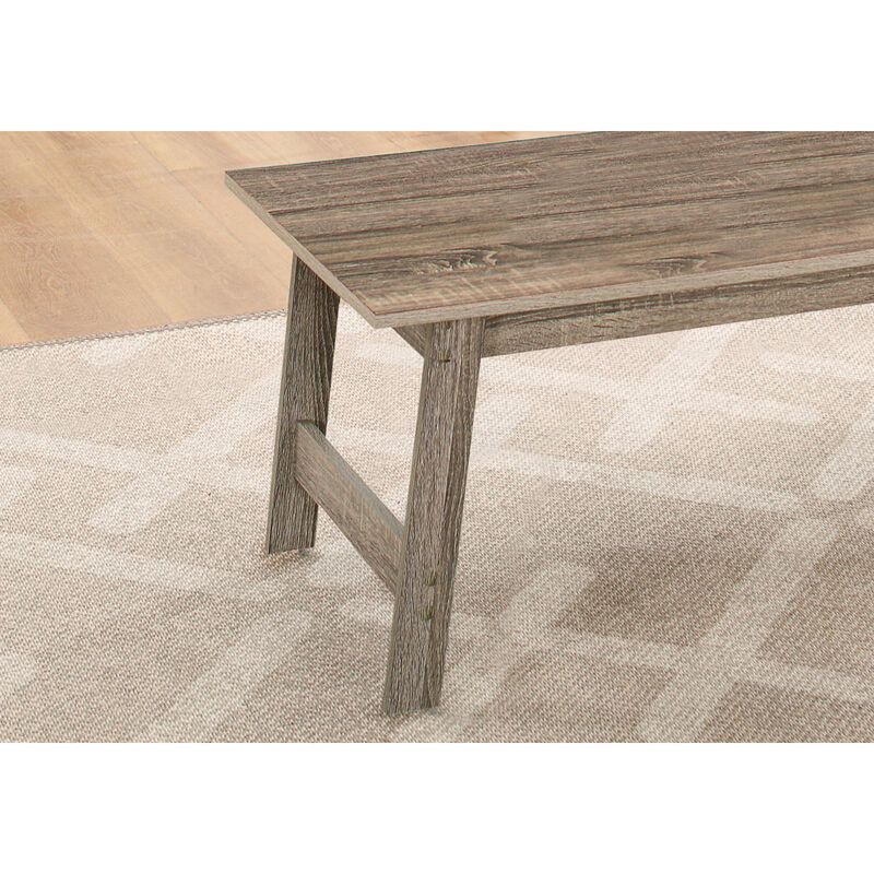 Monarch Specialties I 7931P Table Set, 3pcs Set, Coffee, End, Side, Accent, Living Room, Laminate, Brown, Transitional