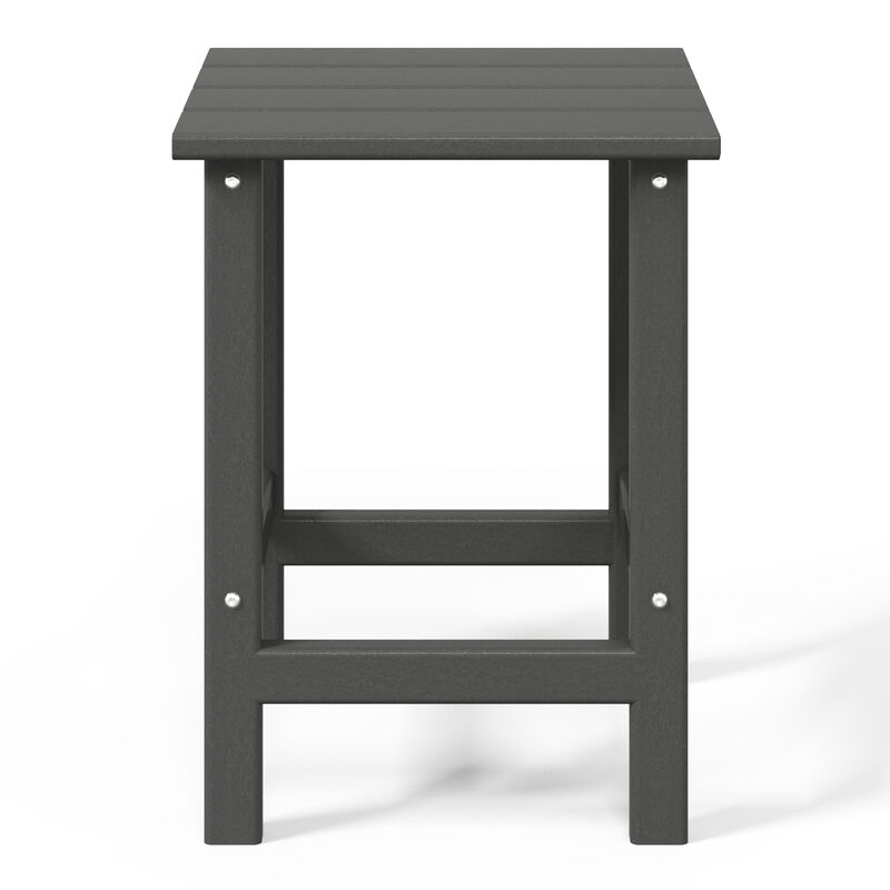 WestinTrends Westintrends 14" square outdoor Side table for Adirondack chair